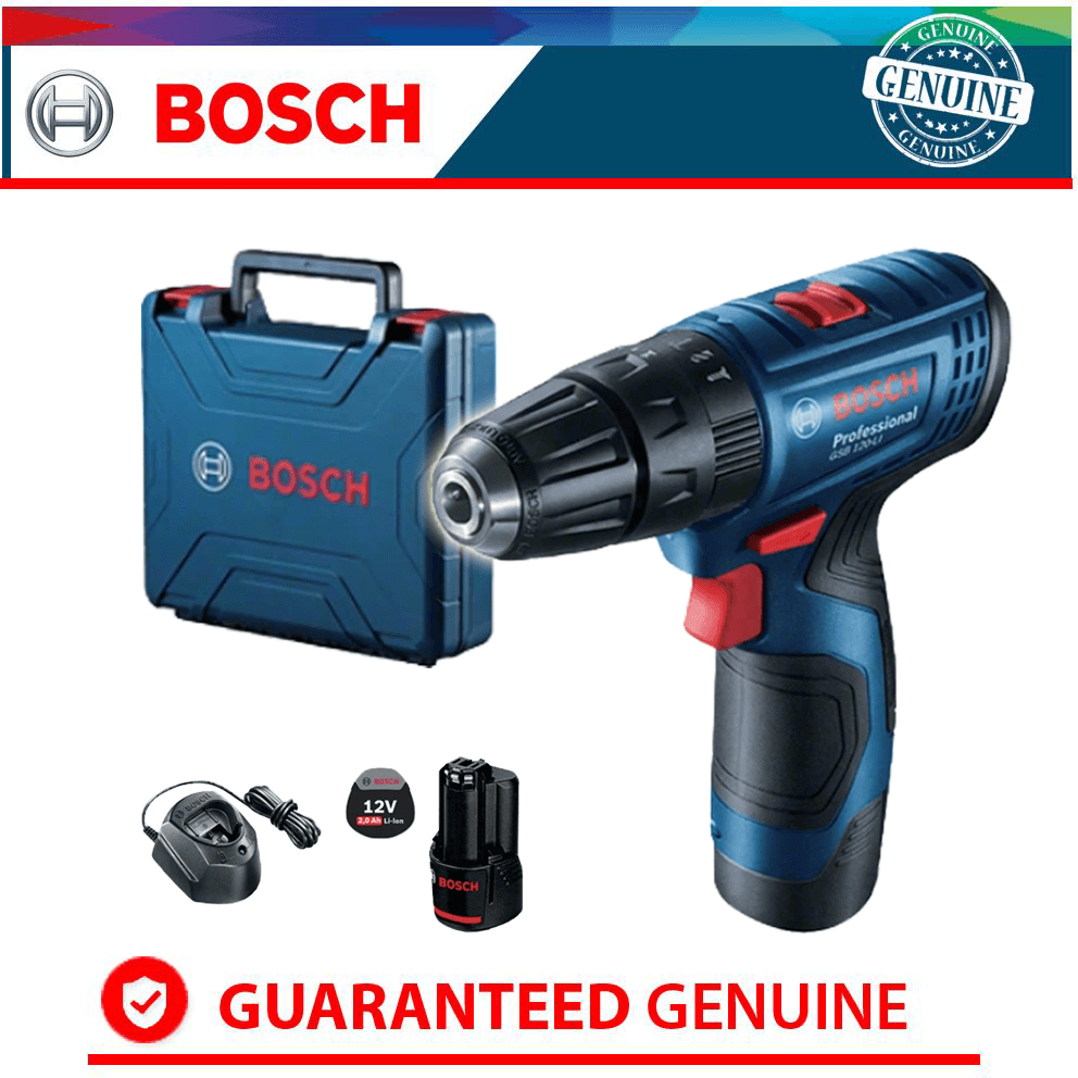 Bosch GSB 120 LI Cordless Impact Drill - Driver 10mm (3/8") 12V [Contractor's Choice] [Kit] Secondary image