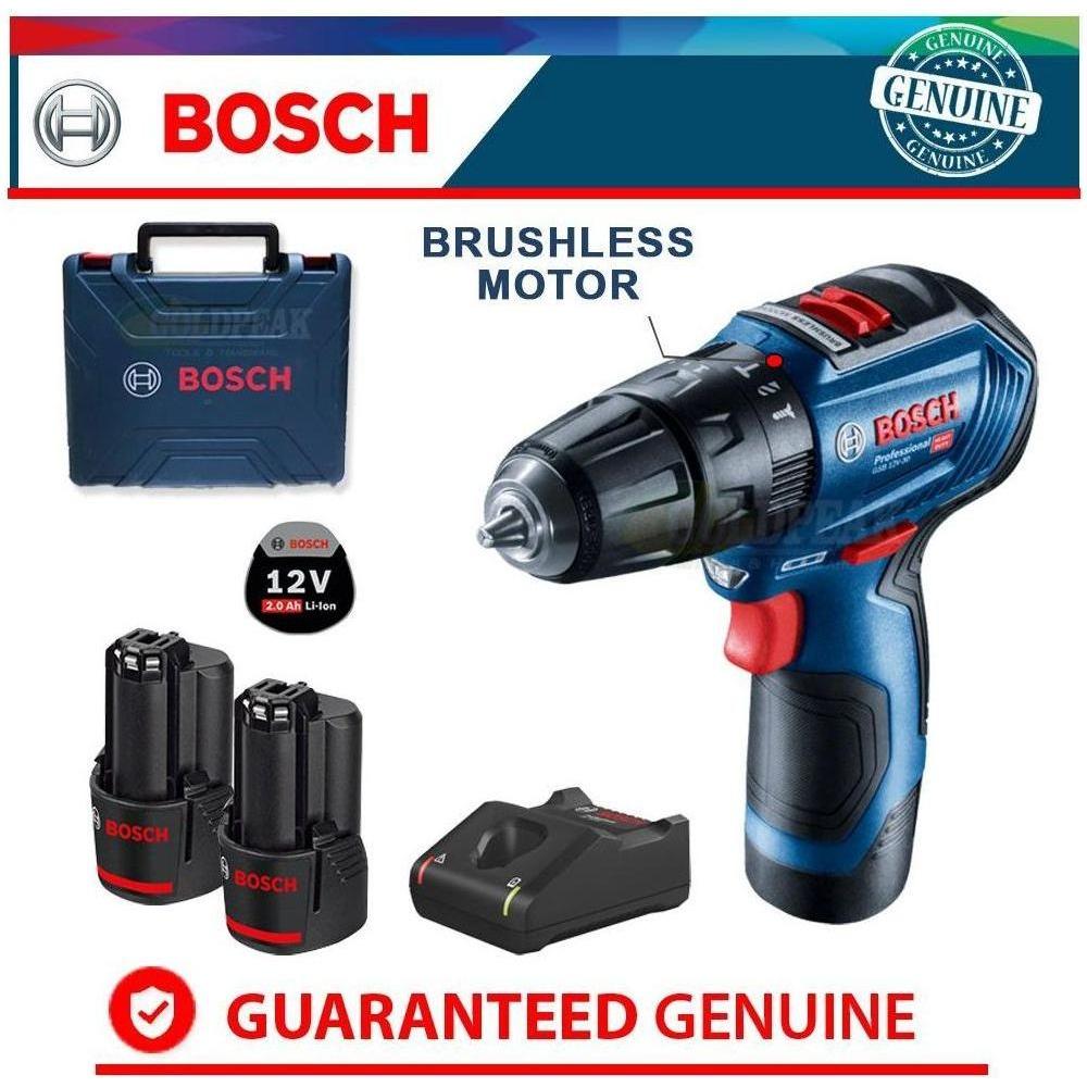 Bosch GSB 12V-30 Cordless Brushless Impact Drill - Driver 10mm (3/8") 12V Secondary image