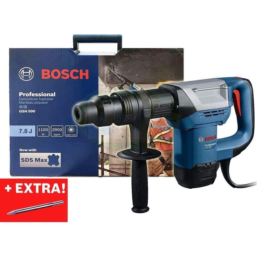Bosch GSH 500 SDS-Max Chipping Gun - Demolition Hammer 7.8J [Contractor's Choice] | Bosch by KHM Megatools Corp. Main image