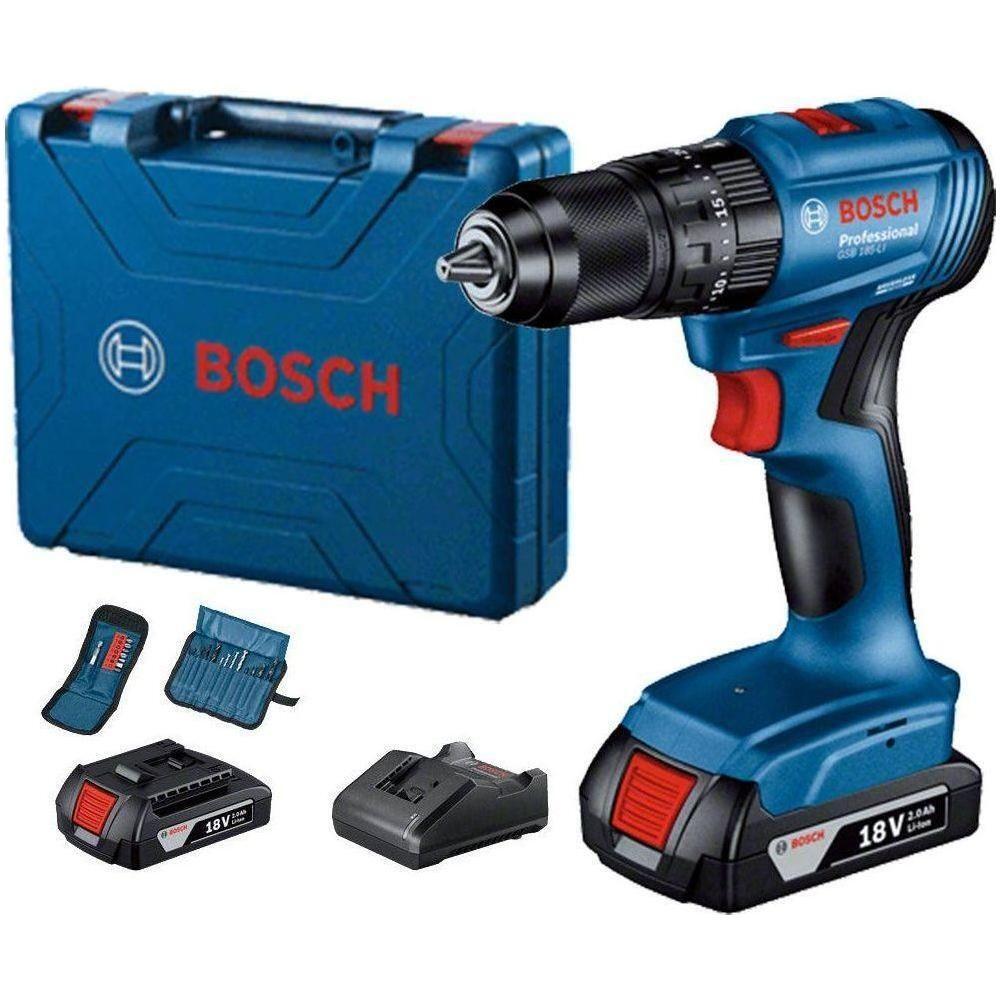 Bosch GSR 185 Cordless Brushless Drill / Driver 3/8" (10mm) 18V - KHM Megatools Corp. Main image