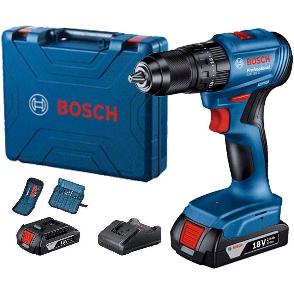 Bosch GSB 185 Cordless Brushless Impact Hammer Drill / Driver 3/8" (10mm) 18V - KHM Megatools Corp.