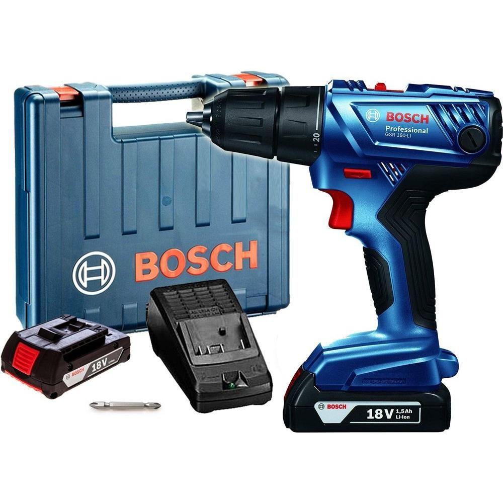 Bosch GSR 180-Li Cordless Drill - Driver 3/8" (10mm) 18V | Bosch by KHM Megatools Corp. Main image