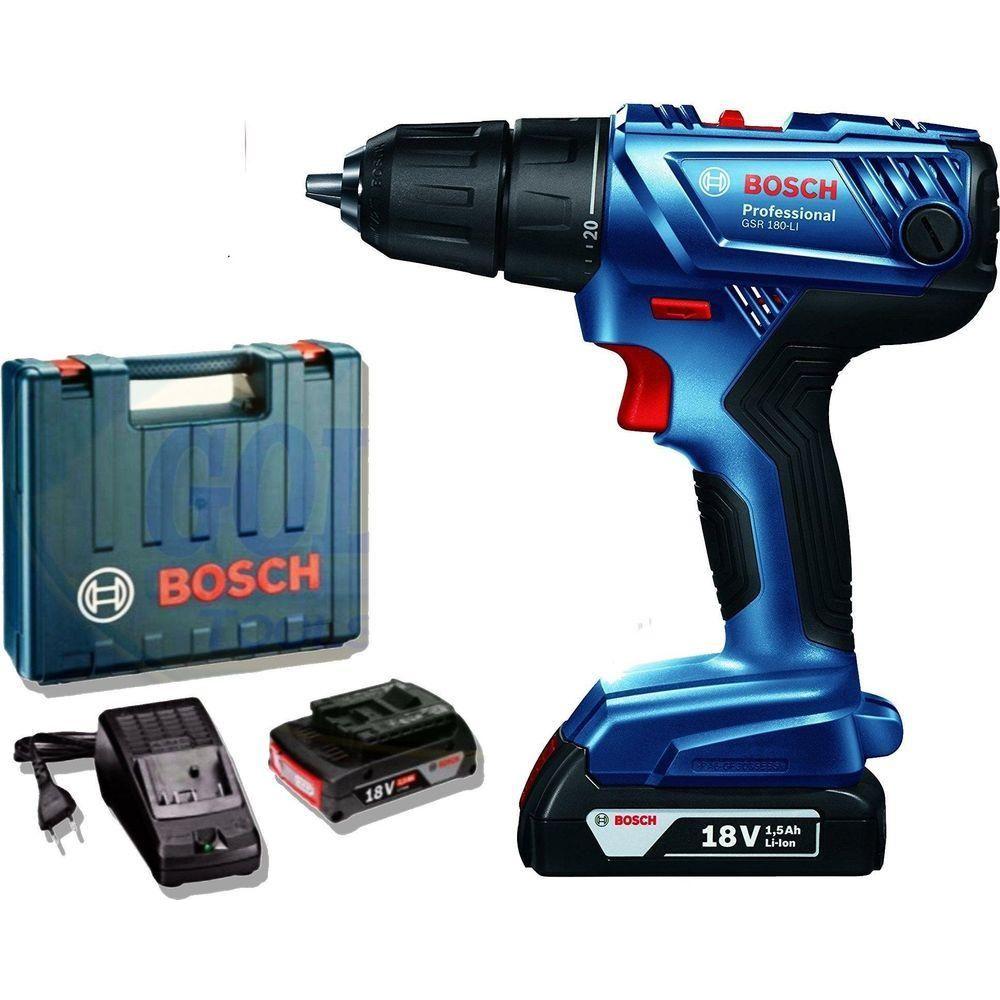 Bosch GSR 180-Li Cordless Drill - Driver 3/8" (10mm) 18V Kit Secondary image