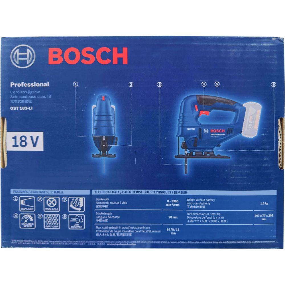 Bosch GST 183 Cordless Jigsaw 18V (Bare) Secondary image