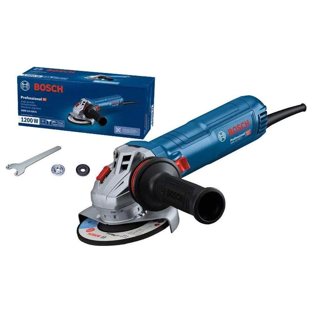 Bosch GWS 12-125 S Angle Grinder 5" 1200W - KHM Megatools Corp. Main image