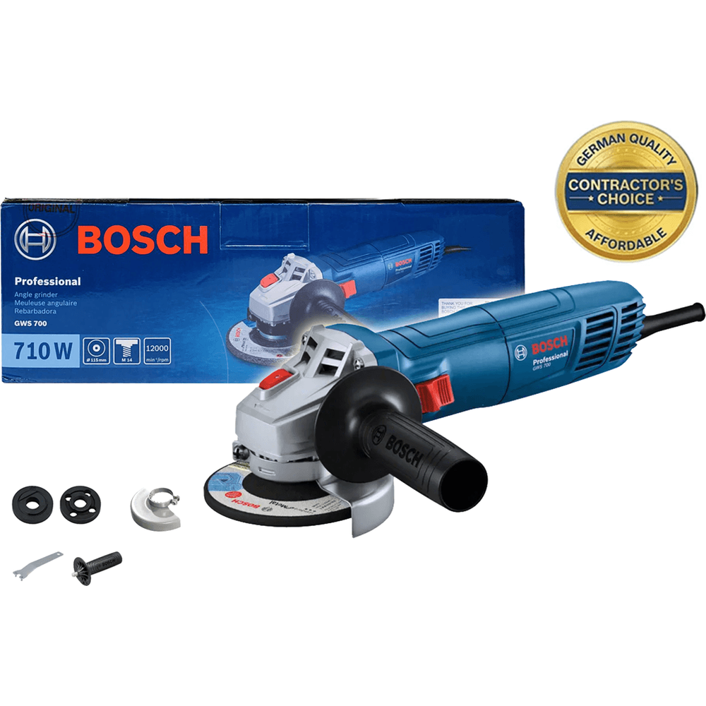 Bosch GWS 700 Angle Grinder 4" 710W [Contractor's Choice] - KHM Megatools Corp. Main image