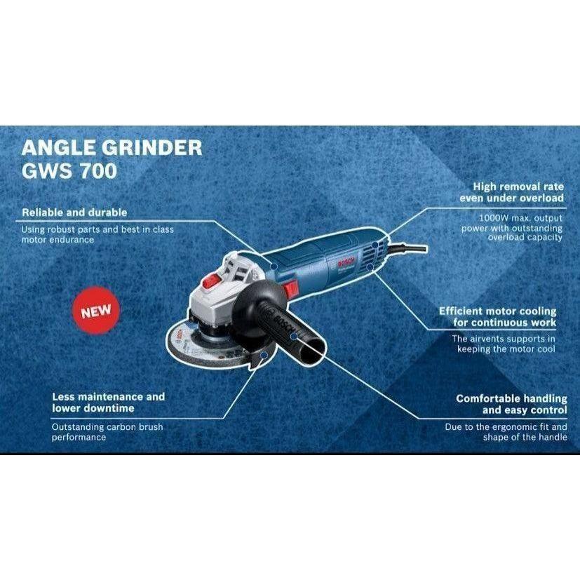 Bosch GWS 700 Angle Grinder 4" 710W [Contractor's Choice] Secondary image
