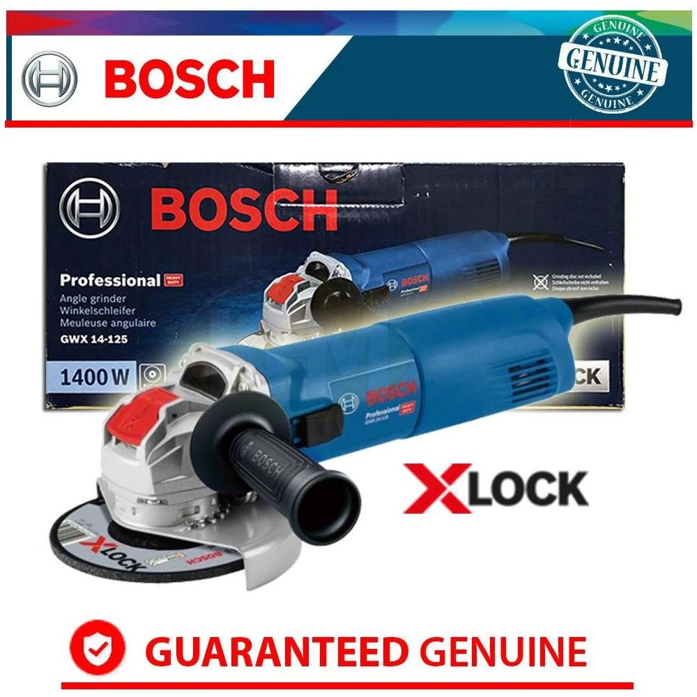 Bosch GWX 14-125 Angle Grinder 5" (X-Lock) | Bosch by KHM Megatools Corp.