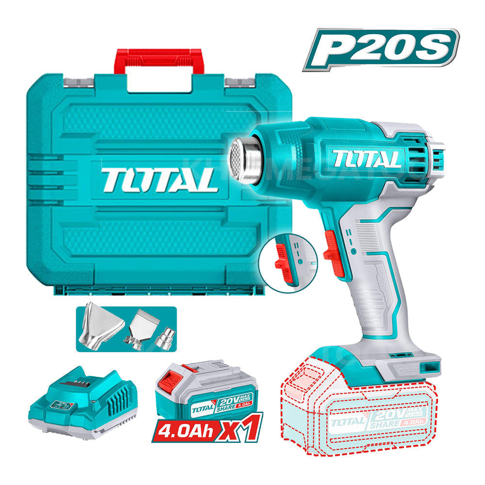 Total TBLI20025 Cordless Heat Gun 20V - ToolsSavvy.ph