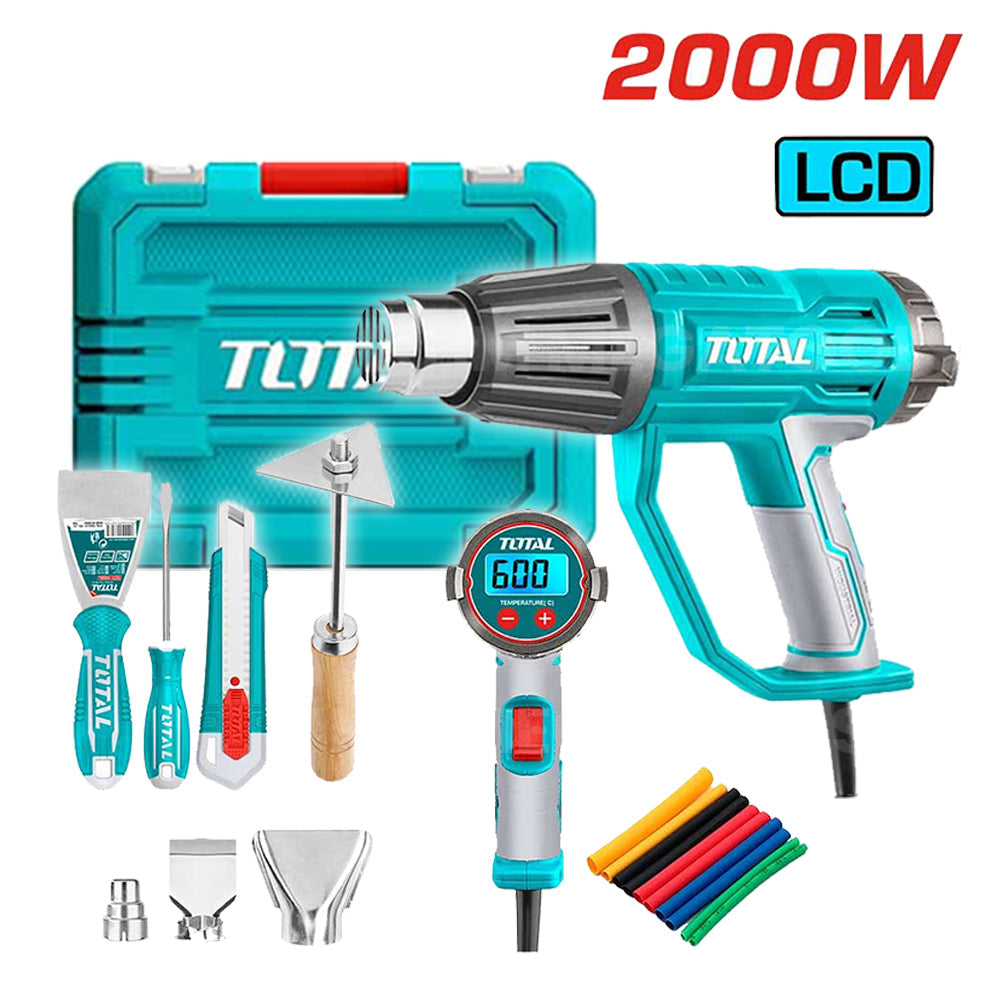 Total TB200561 Heat Gun (lcd) 2000W - ToolsSavvy.ph Main image