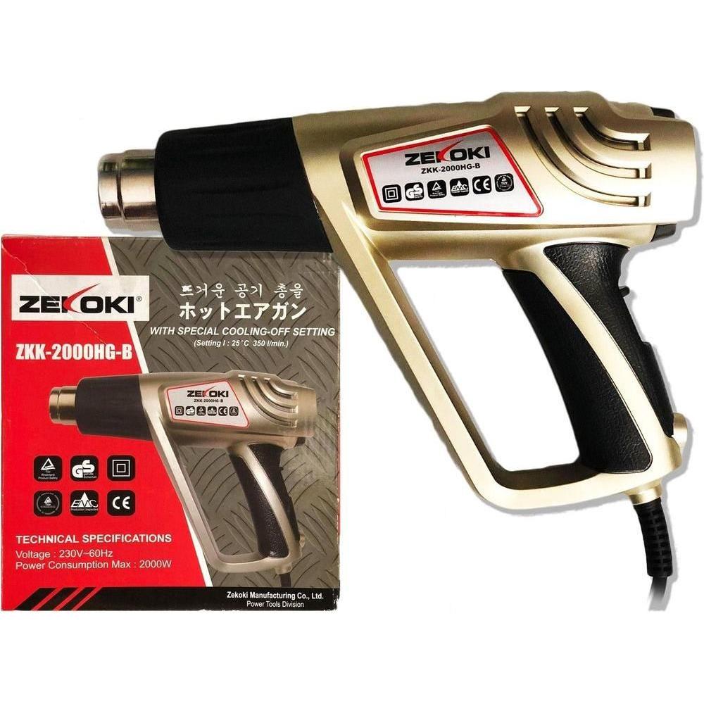 Zekoki ZKK-2000HG-B Hot Air Gun / Heat Gun - Goldpeak Tools PH Zekoki