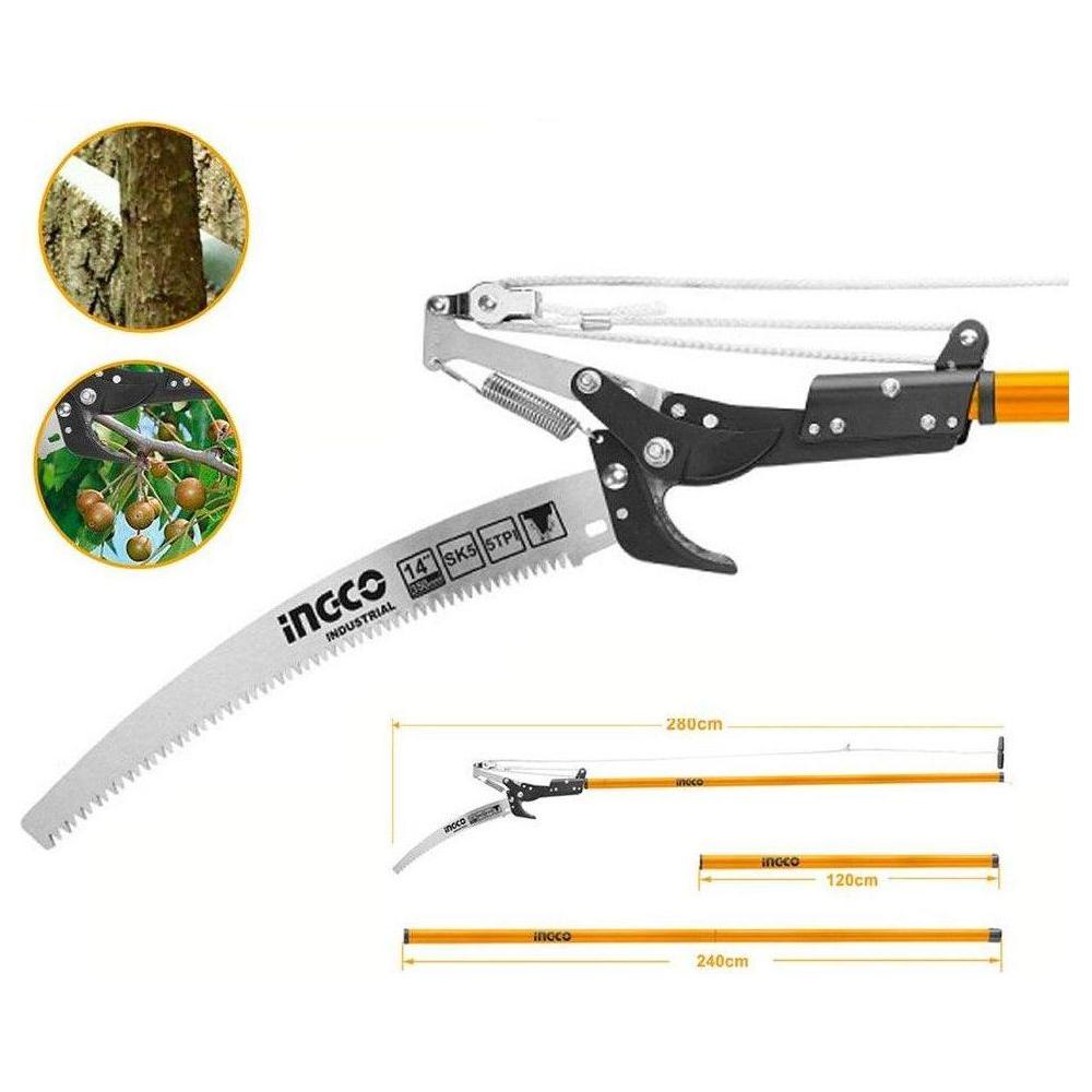 Ingco HEPS25281 Extendable Pole Saw & Pruner - KHM Megatools Corp. Main image