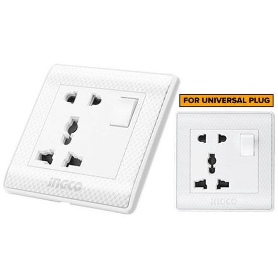 Ingco HESST1116A Universal Socket With Switch - KHM Megatools Corp. Main image
