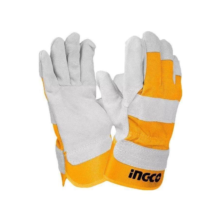 Ingco HGVC01 Leather Gloves 10.5" - KHM Megatools Corp. Main image