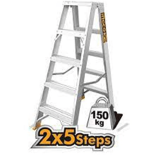 Ingco Double Sided Aluminum A-type Ladder - KHM Megatools Corp.