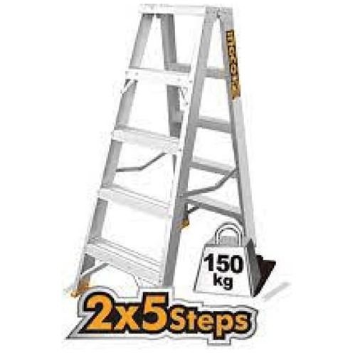 Ingco Double Sided Aluminum A-type Ladder Secondary image
