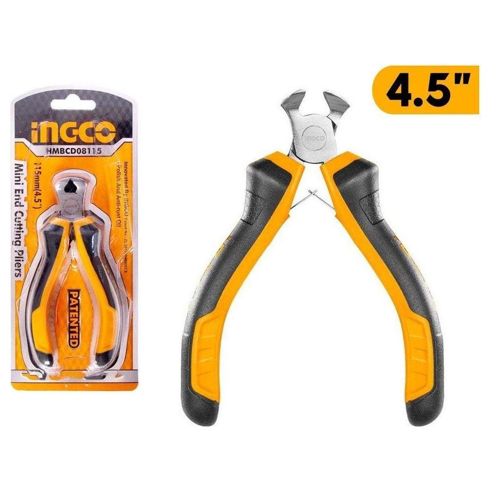 Ingco HMBCD08115 Mini End Cutting Pliers 4.5" - KHM Megatools Corp. Main image