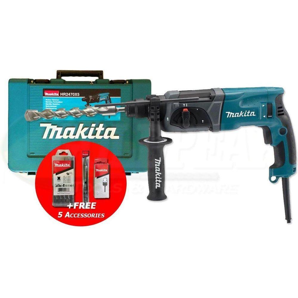 Makita HR2470X5 3-Modes SDS-Plus Rotary Hammer - Goldpeak Tools PH Makita Main image