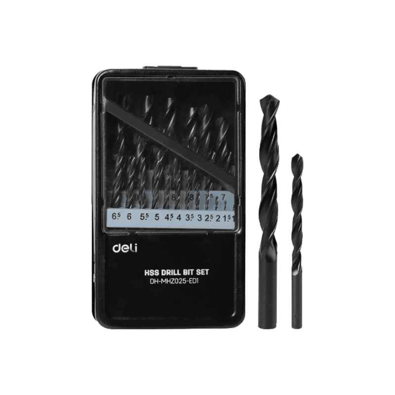 Deli EDH-MHZ025-ED1 HSS Drill Bit Set 25pcs | Deli by KHM Megatools Corp.