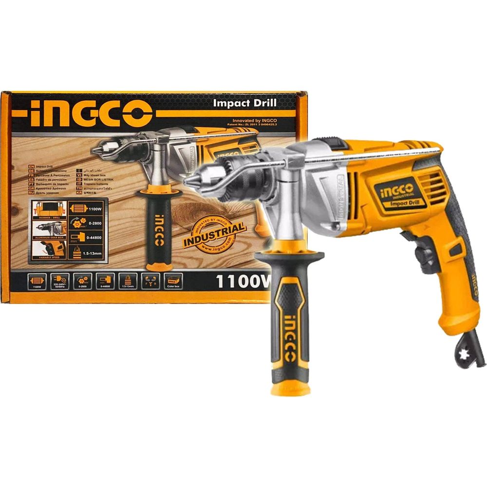 Ingco ID11008 Impact Drill 1100W 13mm - KHM Megatools Corp.