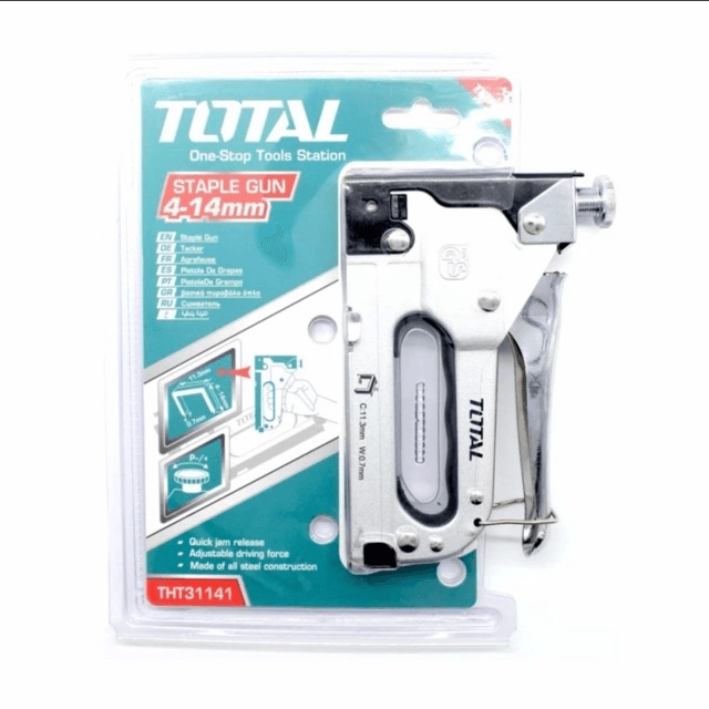 Total THT31141 Staple Gun / Gun Tacker (4-14mm) | Total by KHM Megatools Corp.