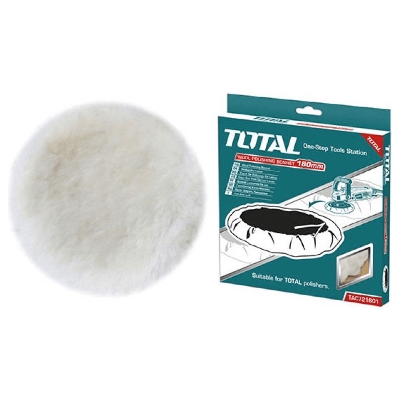 Total TAC721801 Wool Polishing Pad Bonnet Type | Total by KHM Megatools Corp. Main image