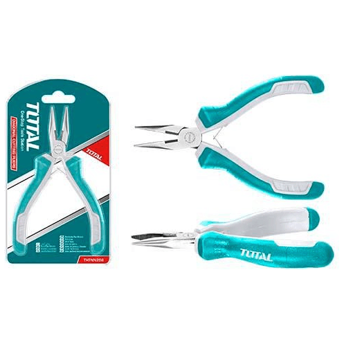 Total THTMN256 Mini Long Nose Pliers 4.5" | Total by KHM Megatools Corp. Main image