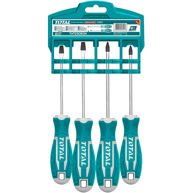 Total THT250604 4pcs Screwdriver Set | Total by KHM Megatools Corp. Main image