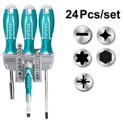 Total TACSD302462 24pcs Screwdriver Set | Total by KHM Megatools Corp.