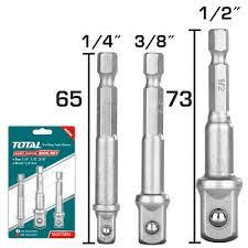 Total 1/4" Hex to Socket Wrench Adapter | Total by KHM Megatools Corp. Main image