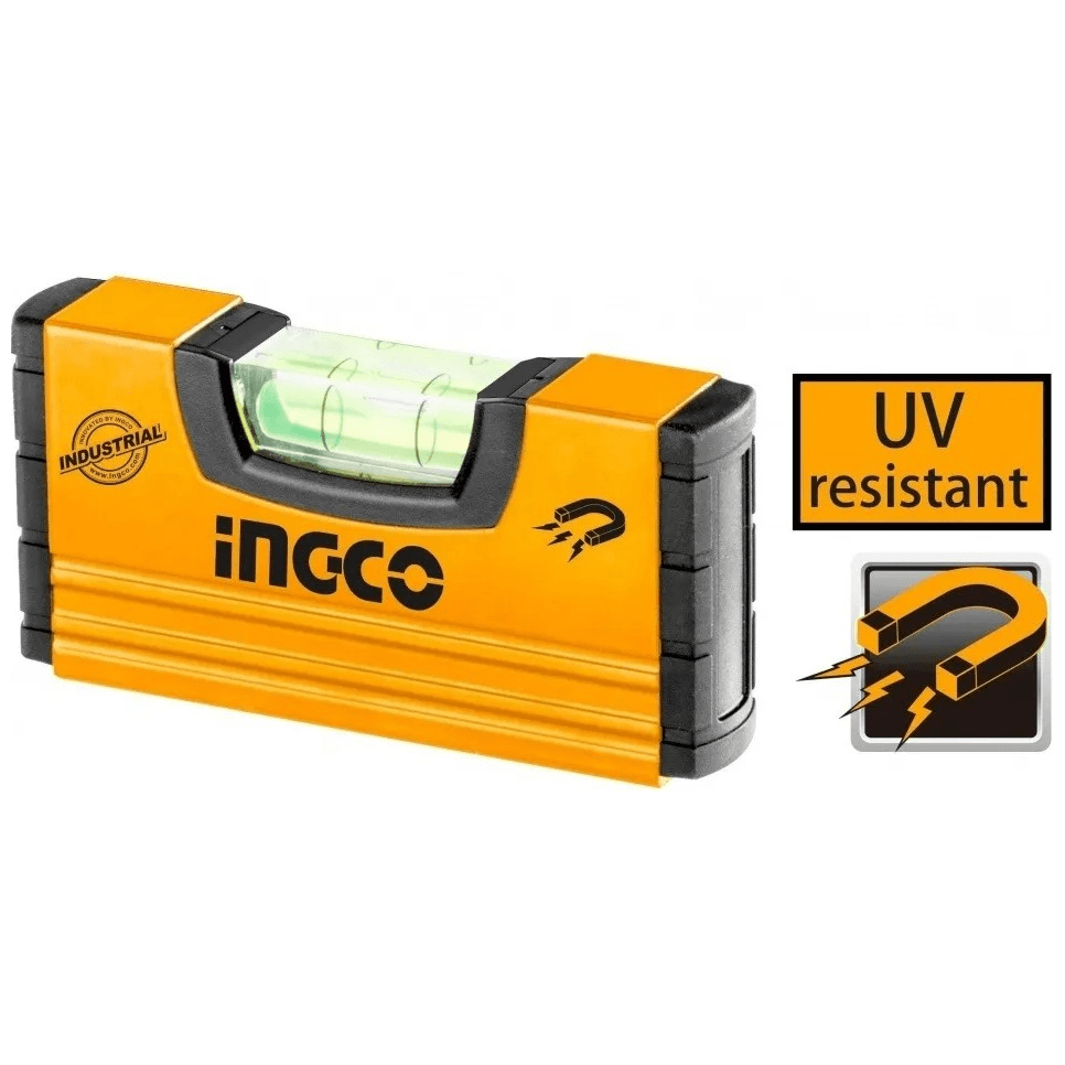 Ingco HMSL03101 Magnetic Hand Level 10cm - KHM Megatools Corp. Main image