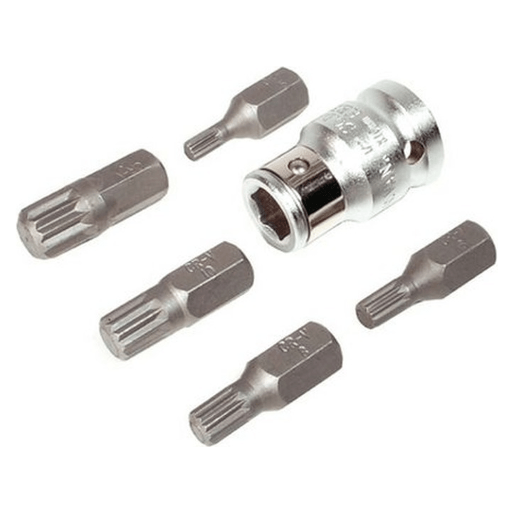 TBS-11017 6pcs XZN Spline Bit Set Secondary image