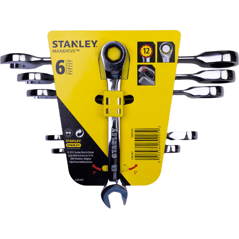 Stanley Reversible Gear Ratcheting Combination Wrench Set - KHM Megatools Corp. Main image
