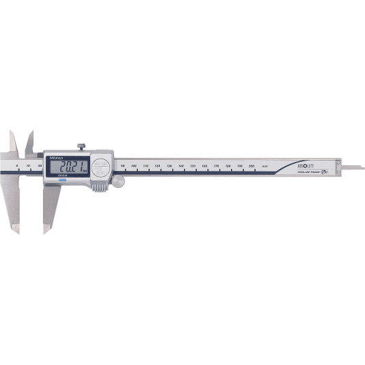 Mitutoyo 500-713-20 Coolant Proof Digimatic (Digital) Caliper 'IP67 Absolute' 200mm - KHM Megatools Corp. Main image