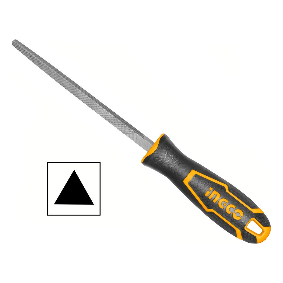 Ingco HSTF088 Triangle Steel File - KHM Megatools Corp. Main image