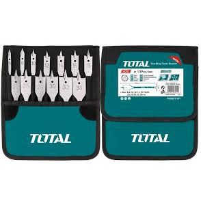 Total TACSD70131 13pcs Flat Wood Drill Bit Set | Total by KHM Megatools Corp.