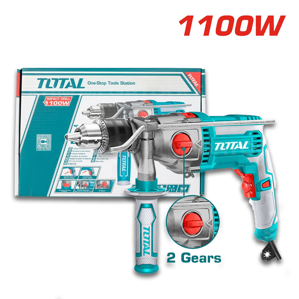 Total TG211166 Impact Drill 1,100W - ToolsSavvy.ph