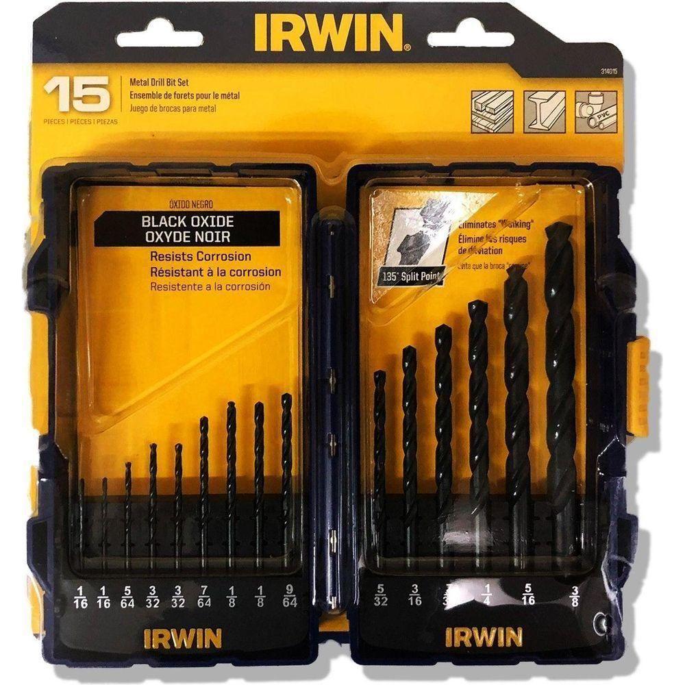 Irwin 314015 Black Oxide Metal Drill Bit Set (15pcs) - Goldpeak Tools PH Irwin Main image