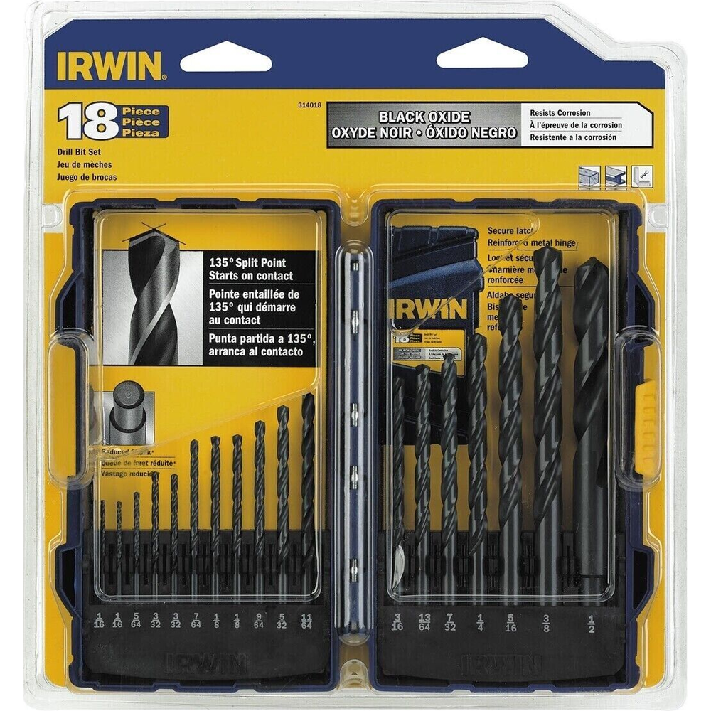 Irwin Black Oxide Metal Drill Bit Set Secondary image