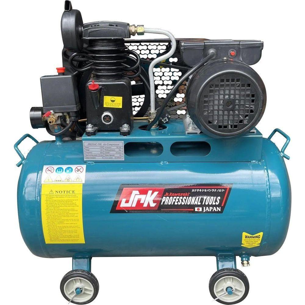 JR Kawasaki JRJHAC-50L 1/2HP Belt Driven Air Compressor - KHM Megatools Corp. Main image