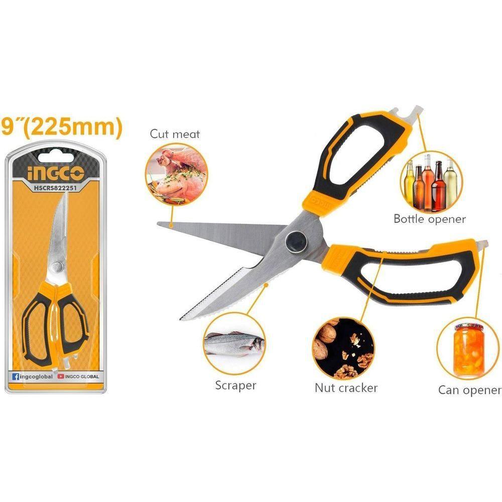 Ingco HSCRS822251 Kitchen Scissors 225mm (9") - KHM Megatools Corp. Main image