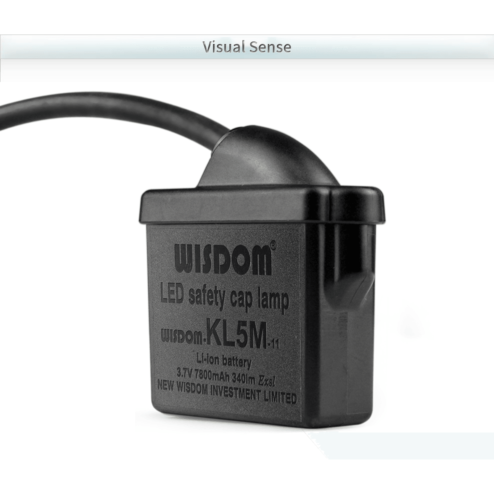 Wisdom KL5M Miner's LED Cap Corded Mining Lamp / Head Light (with NWB 20-A Charger) Secondary image
