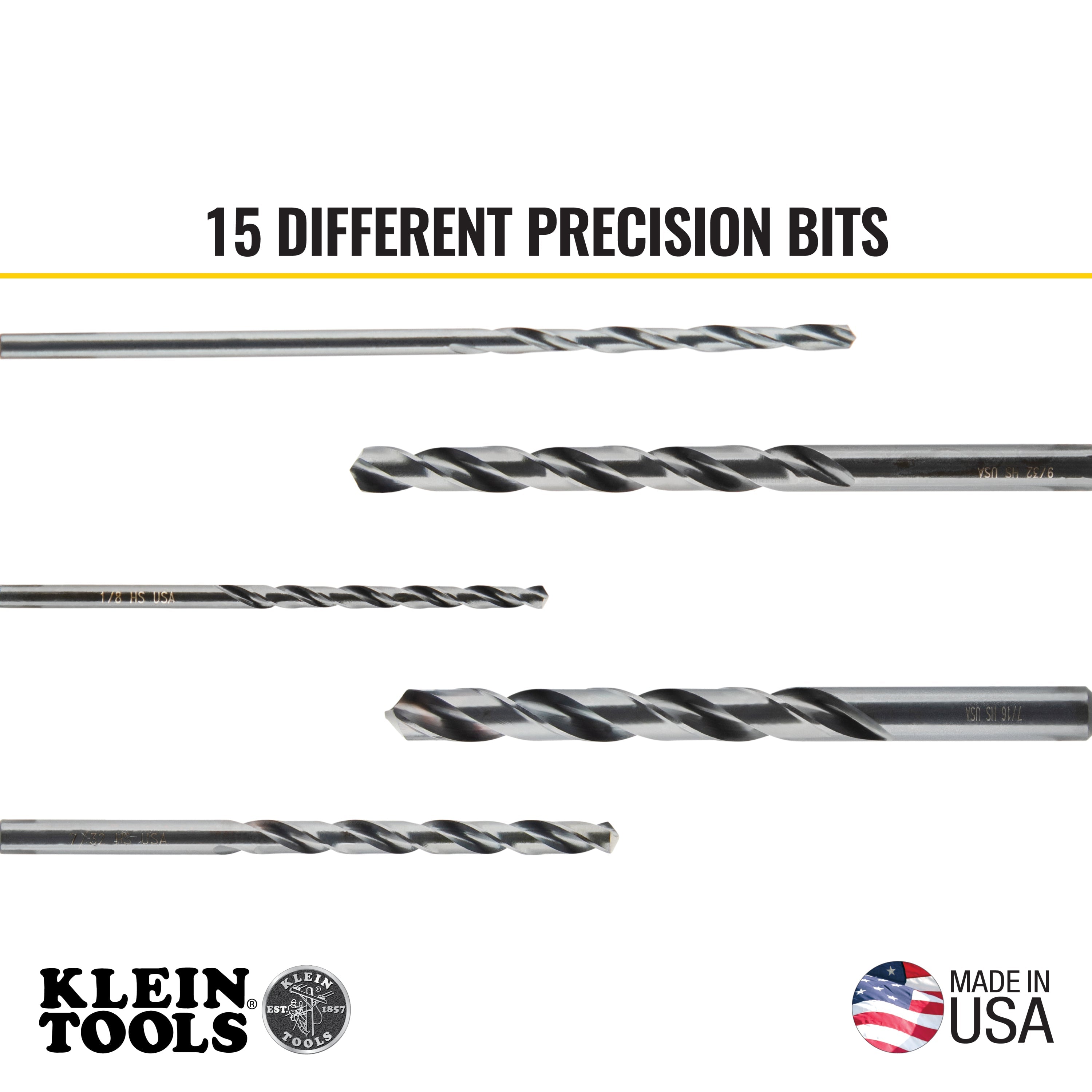 Klein 53001-15 Drill Bit Set 15in1 - ToolsSavvy.ph