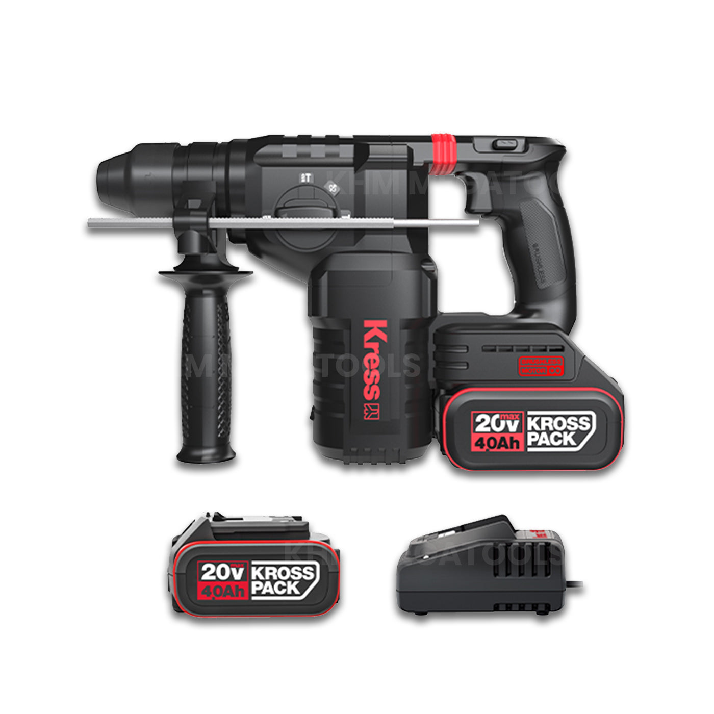 Kress KU392 Cordless Brushless Rotary Hammer 20V - ToolsSavvy.ph