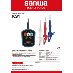 Sanwa KS1 3-Phase Detector [Contact Type]