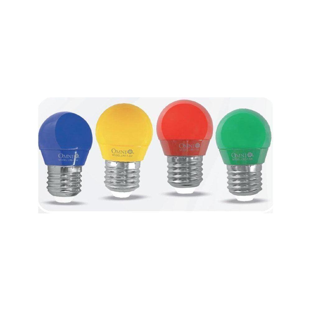 Omni 1.5W LED Colored Round Mini Light Bulb - KHM Megatools Corp. Main image
