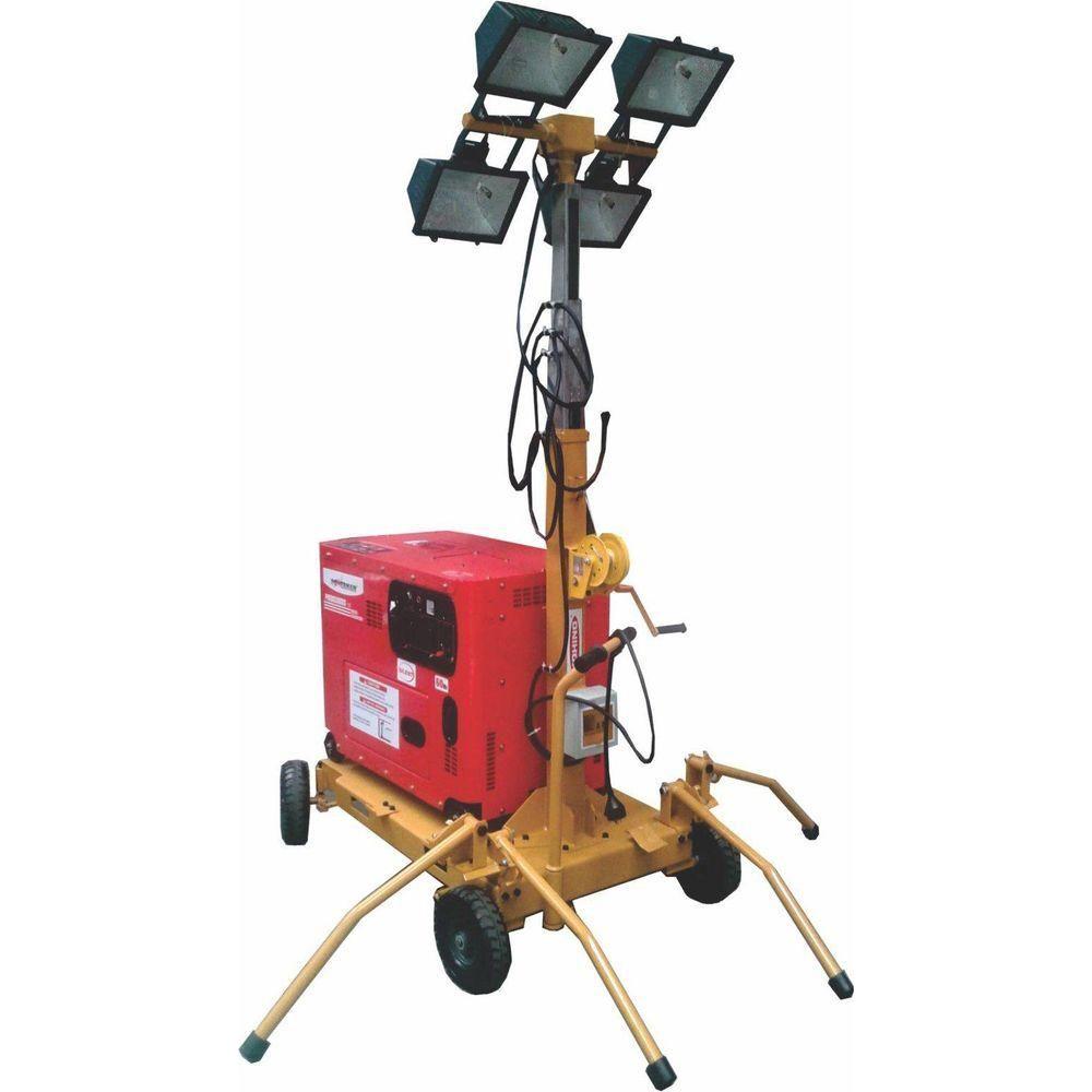 Powerman Light Tower with Generator Set - Goldpeak Tools PH Powerman