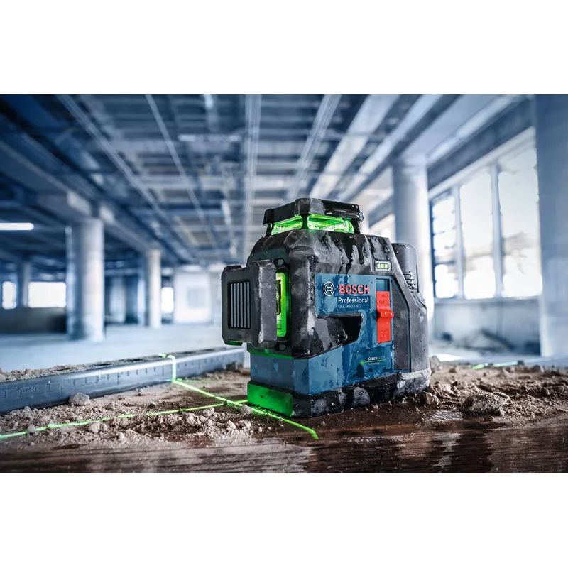 Bosch GLL 90-33 CG(XG) Professional Line Laser (Green), 3x 360°(Bare) | Bosch by KHM Megatools Corp.
