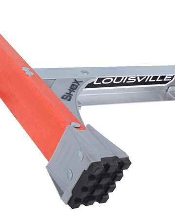 Louisville FS1500 Fiberglass Step Ladder / A-Type Ladder (300 lbs - Orange) - ToolsSavvy.ph