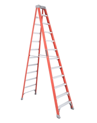 Louisville FS1500 Fiberglass Step Ladder / A-Type Ladder (300 lbs - Orange) - ToolsSavvy.ph